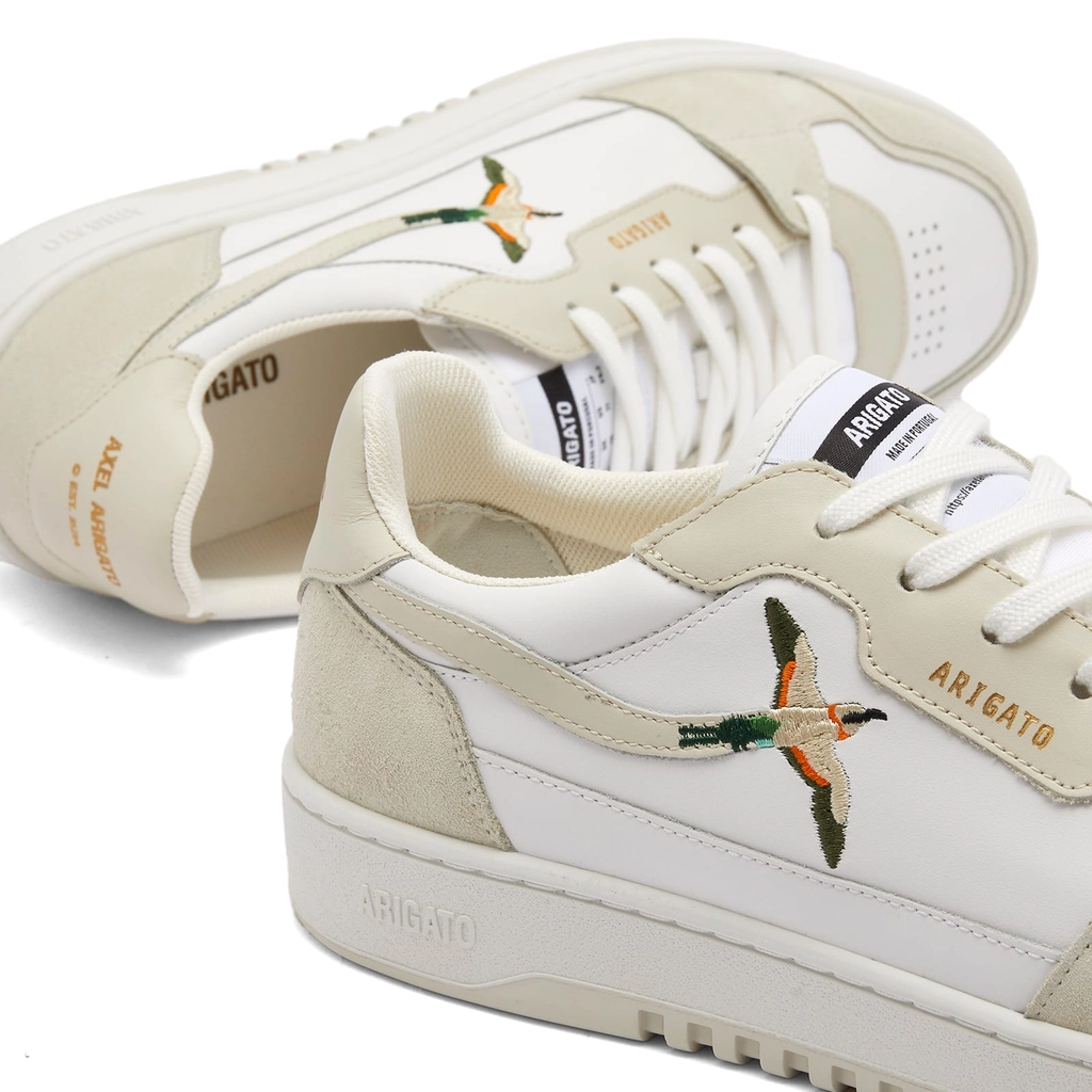 Axel Arigato Men's Dice Lo Bee Bird Sneaker White/Off White